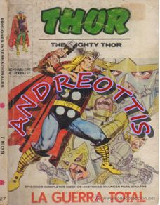 Comics: THOR (THE MIGHTY THOR), EDITORIAL VERTICE, V.1 TACO N. 27, LA GUERRA TOTAL.